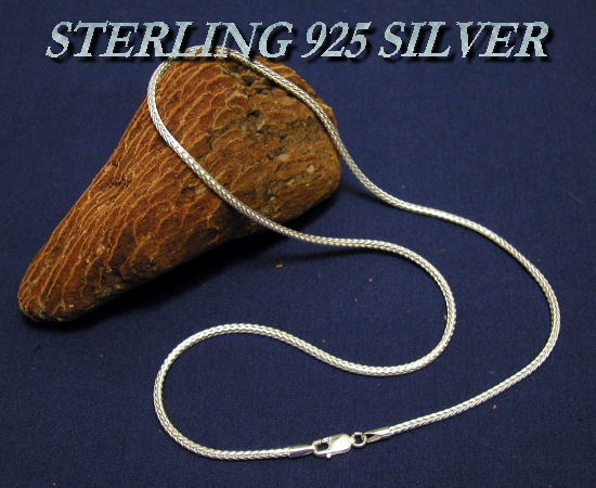 STERLING 925 SILVER CHAIN F200-45 フォックステイル