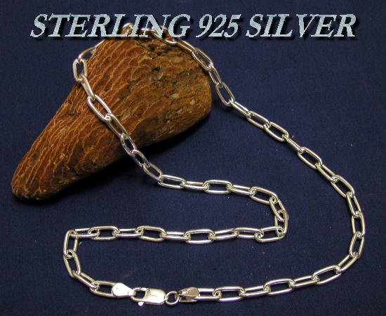 STERLING 925 SILVER CHAIN LCL150-50 長あずき