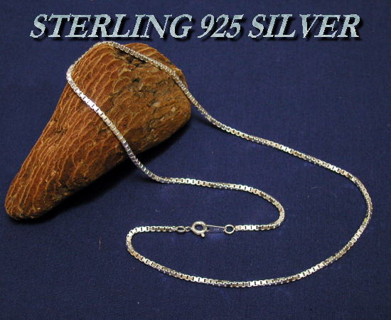 STERLING 925 SILVER CHAIN V200-45 ベネチアン
