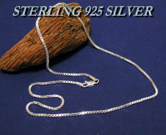 STERLING 925 SILVER CHAIN V200-50 ベネチアン