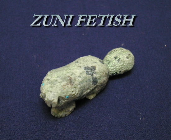ZUNI ズニ族のお守りフェティッシュ リアルなビーバー