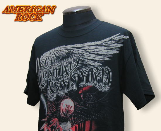 AMERICAN ROCK Tシャツ Lynyrd Skynyrd ブラック